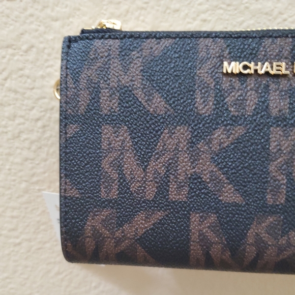 Michael kors Jet Set Double Zip Wristlet Wallet - Picture 7 of 7